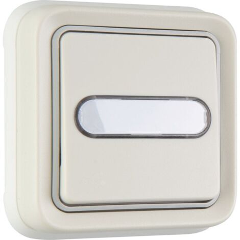 Poussoir Lumineux porte-étiquette Encastré Plexo LEGRAND 069864