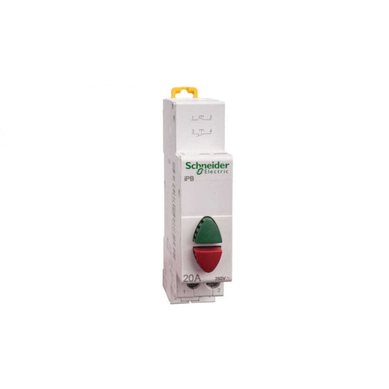 Schneider Electric - Acti9, iPB bouton-poussoir double 1 no vert + 1 nf rouge 20A 230VCA - A9E18034