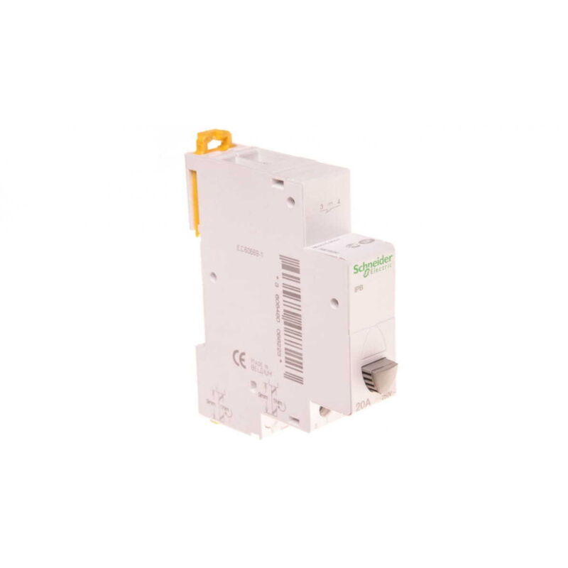 Acti9, iPB bouton-poussoir simple gris 1 nf 20A 230VCA - A9E18030