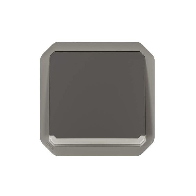 Legrand Plexo Bouton Poussoir À Voyant Lumineux À Composer Étanche Anthracite Ip55 - 069813l
