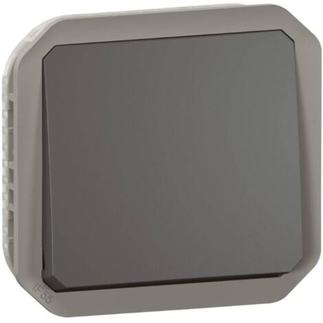 Poussoir NO-NF Plexo composable anthracite LEGRAND 069841L
