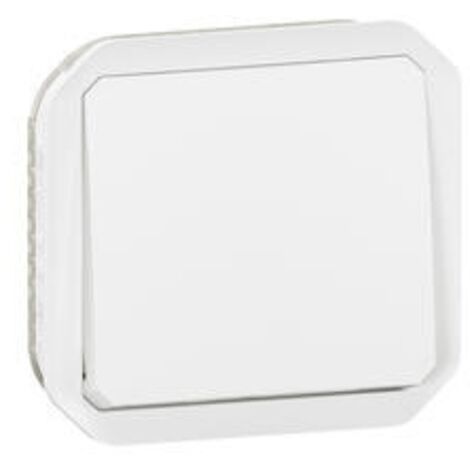 Poussoir NO Plexo composable blanc LEGRAND 069630L