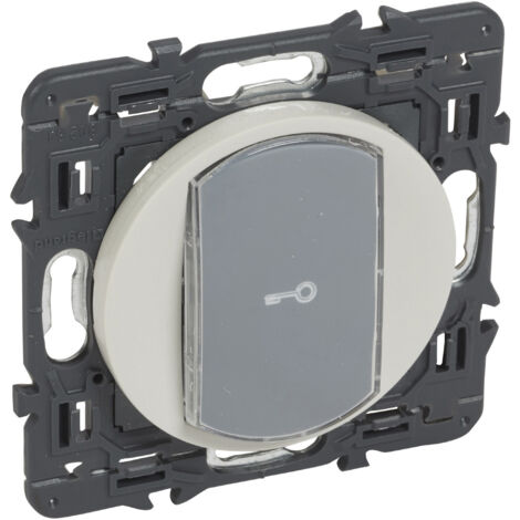 Poussoir Porte étiquette Complet Blanc LEGRAND 067727