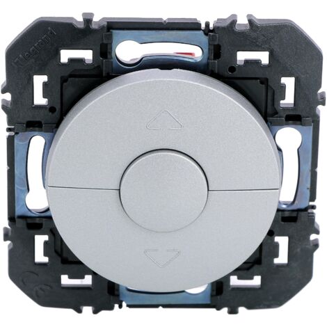 Poussoir pour commande volets roulants dooxie composable alu LEGRAND 600122