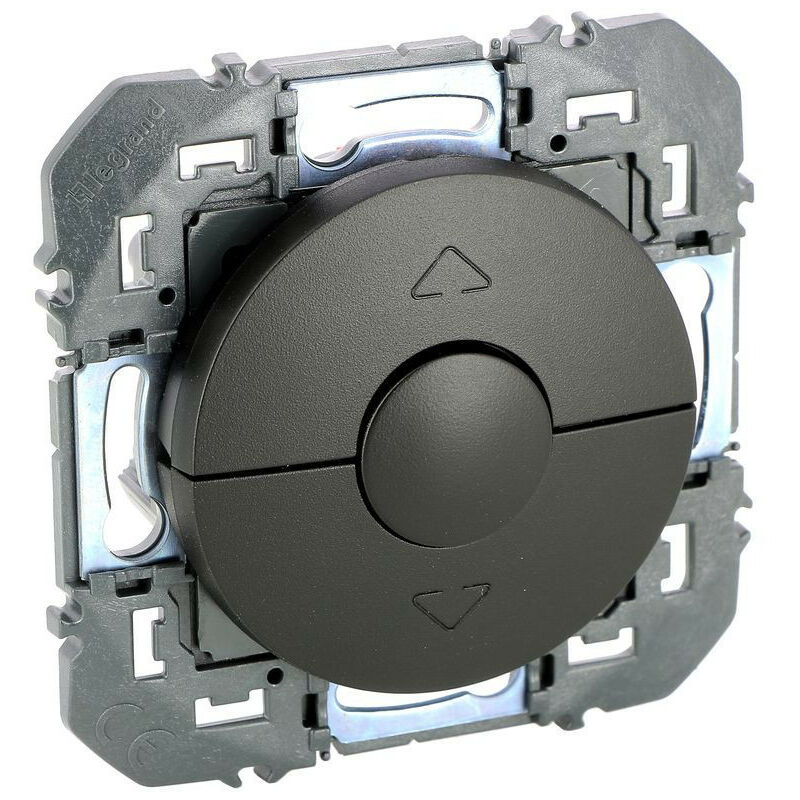 Legrand - Poussoir pour commande volets roulants dooxie finition noir (095297)
