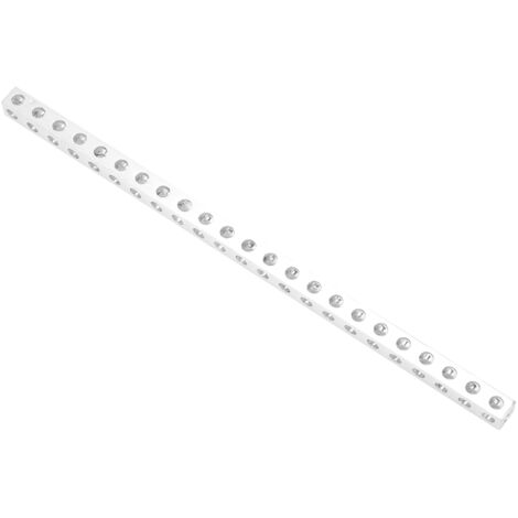 Poutre carrée 23 trous pour robots, accessoires de rechange 8x8mm, référence 3106‑0023‑0184, longueur 184mm