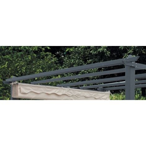 I GIARDINI DEL RE Poutre ronde en acier de remplacement pour pergola 3x3 m 19 mm longueur 268 cm