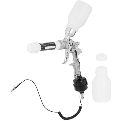 MSW Powder Coating Gun Powder Paint Gun Powder Spray Electrostatic 2x400ml 15-50psi