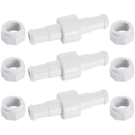 Poweka D20 3 Pack Garden Hose Swivel With 6 D15 Fittings Compatible With Zodiac Polaris 180 280 380 Pool Cleaner Robot