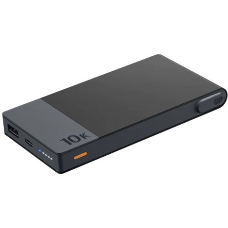 Power Bank in alluminio, 10.000mAh, Grigio