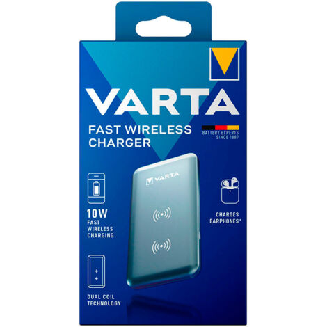Power Bank Inalámbrico Varta Fast Wireless Plata