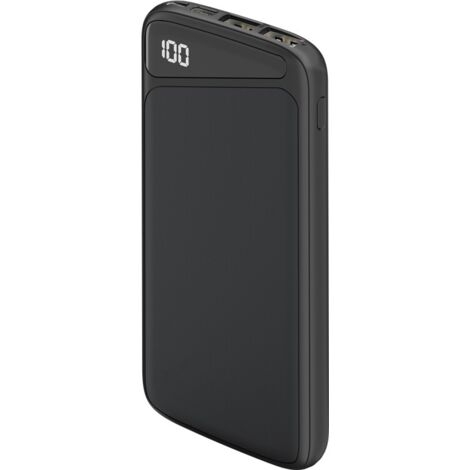 Power Bank Slimline 10.000 mAh, 10 W, la réserve de courant pratique en déplacement dans un format maniable.
