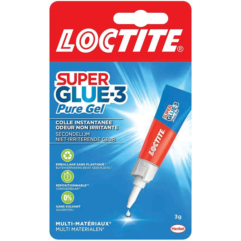 Loctite - Super Glue 3 Pure Gel 3g