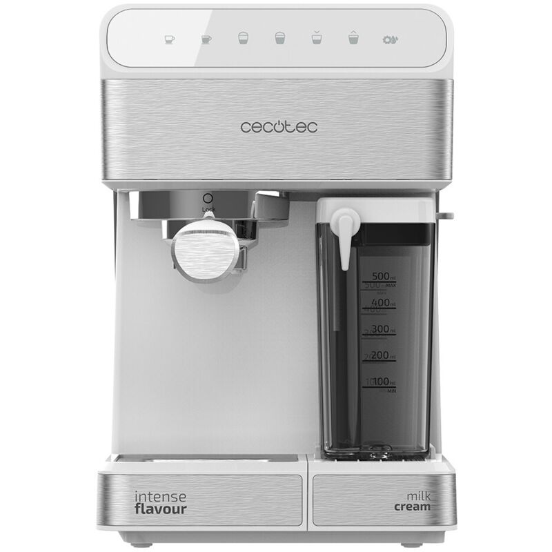 Cecotec - Cafetera Semiautomática Power Instant-Ccino 20 Touch Serie Bianca, Potencia 1350W, 20 Bares De Presión, Capacidad 1,4L, 6 Funcio En Oferta Cecotec - Cafetera Electrica Semiautomatica Power Instant-Ccino 20 Touch 20 Bares