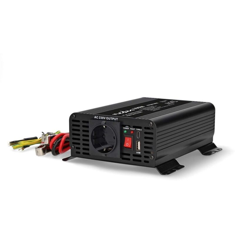 Northix - Power Inverter Reine Sinus Wellen Eingangsspannung 12 V Dc Gerateausgangsanschluss Type F Cee 73 Usb A Usb C 230 V Ac 50 Hz 300 W