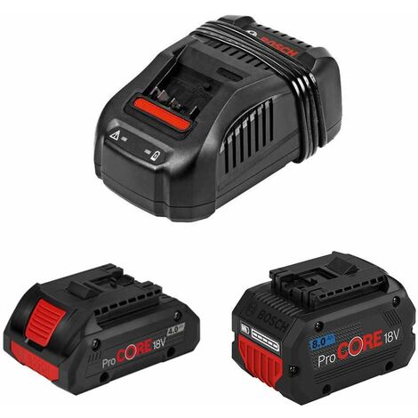 Power Set BOSCH (1 x 18V 4,0 Ah ProCORE + 1x18V 8,0 Ah ProCORE + GAL1880CV)