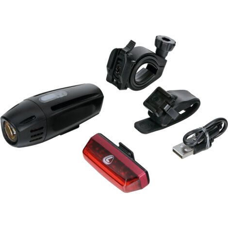 Power, set fanale anteriore + posteriore a Led, ricaricabili USB