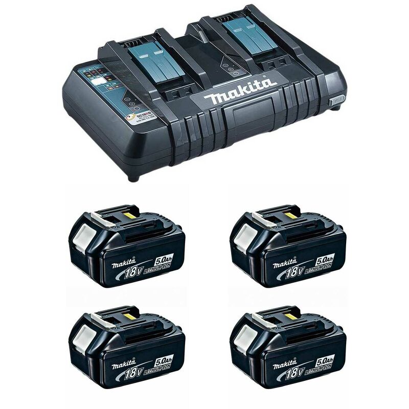 

Power Set MAKITA (4 x 18V 5,0 Ah + DC18RD)