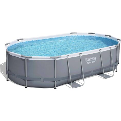 Power Stahlrahmen-Pool Set 488x305x107 cm Bestway