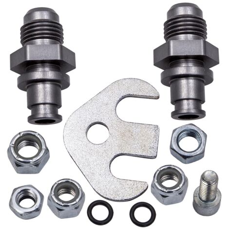 Power Steering Rack Line Conversion  Kit Fittings AN Adapter for Ford Focus