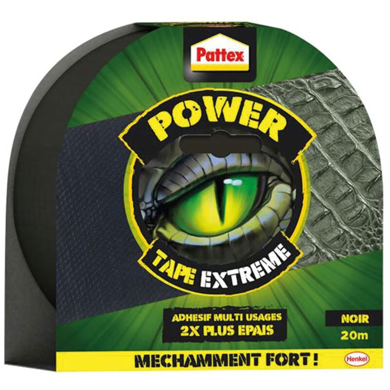 Power Tape Extreme Schwarzes Klebeband 20 m – Pattex