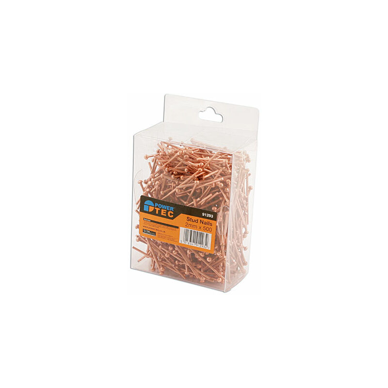 Power-tec - Stud Nails 2.0mm 500pc 91293