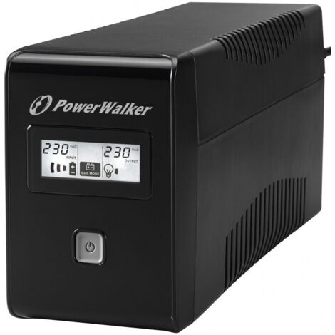 POWER WALKER USV Line-Interactive VI 850 LCD: 850VA Notstromversorgung