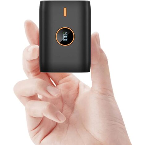 Powerbank 10000mAh Orange mit 21700 Zelle & Type-C