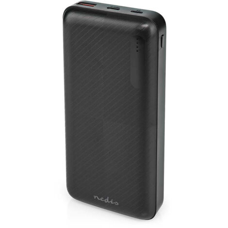 Powerbank 20000 mah 15 20 30 a nombre de sorties 2 connexion de sortie 1x usb a 1x usb c connexion dentree 1x micro usb 1x usb c pd20 18w lithium polymere