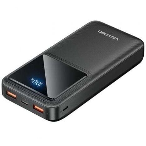 Powerbank 20000mAh Vention FHLB0/ 22.5W/ Negra