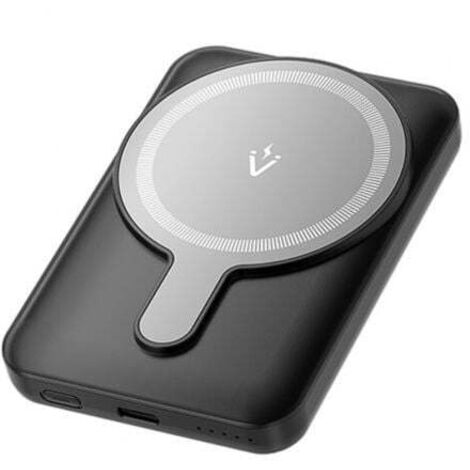 Powerbank 5000mAh Vention FHSB0/ 20W/ Wireless/ Negra