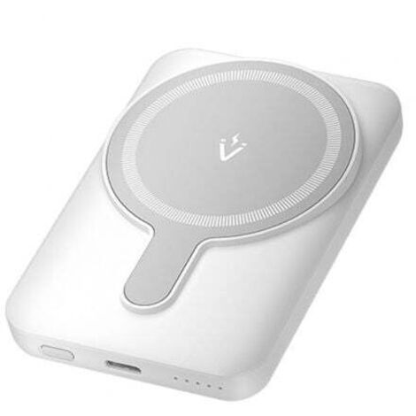 Powerbank 5000mAh Vention FHSW0/ 20W/ Wireless/ Blanco