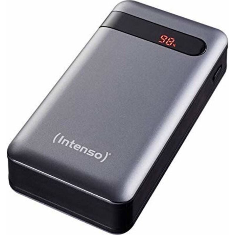 Intenso - PD20000 Powerbank (batterie supplémentaire) 20000 mAh Quick Charge 3.0, Power Delivery 3.0 LiPo noir Affichage