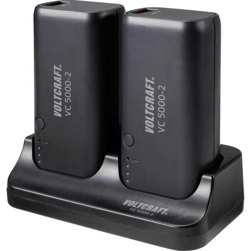 Powerbank (batterie supplémentaire) Voltcraft vc 5000-2 5000 mAh Li-Ion noir Affichage du statut