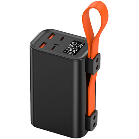 POWERBANK LEOTEC 30000 MAH PD 100W CARGA RAPIDA 2 SALIDAS USB-C 2 SALIDAS USB-A