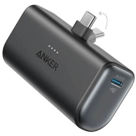 POWERBANK Nano ANKER 5K 22,5W CONNECTEUR USB-C Noir (A1653H11)