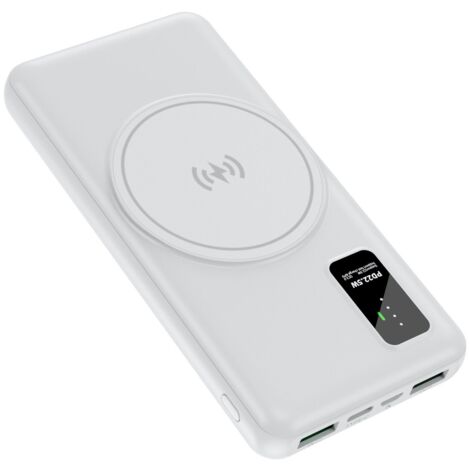 Powerbank Wireless PowerBank 10000mAh Externe HandyAkkus Batterie USB Type C   3Kabel 22.5W Ladegerät Kompatibel iPhone Pro Max Samsung iPad Huawei