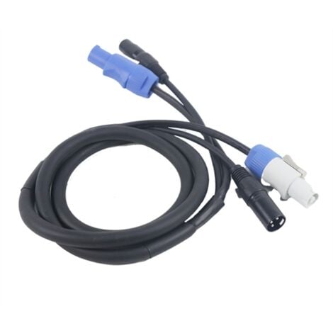 Powercon Cable Combination Plug And XLR Signal Line (B)