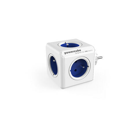 Powercube Allocacoc PowerCube Original Type E - 5 sortie(s) CA - Intérieur - Type E (FR) - Bleu - CE - 16 A (2100BL/FRORPC)