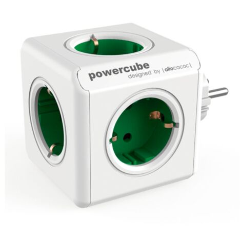 PowerCube Original Green 5 outlets 120V
