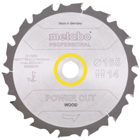 PowerCutProf 165x20 14FZ/FA 10°