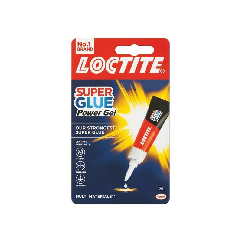 Loctite Super Glue Power Gel, Tube 3G Loctite US