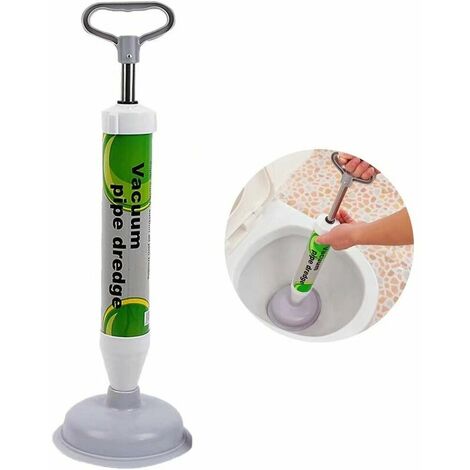 Powerful, high pressure suction cup unblocker for bathrooms, toilets, tubs, showers