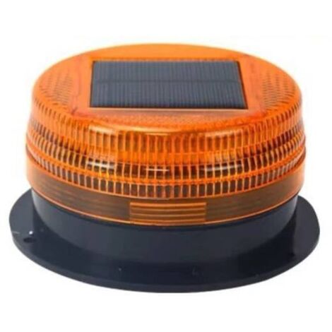 Powerful Magnetic Solar Roof Flashlight, Engineering Vehicle Flashlight, Solar Night Parking Light, Yellow