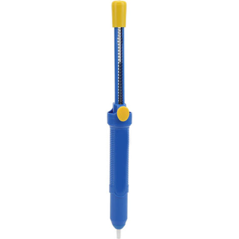 Powerful Manual Soldering Pump, Electronic Soldering Pump, Easy to Use (BLUE)