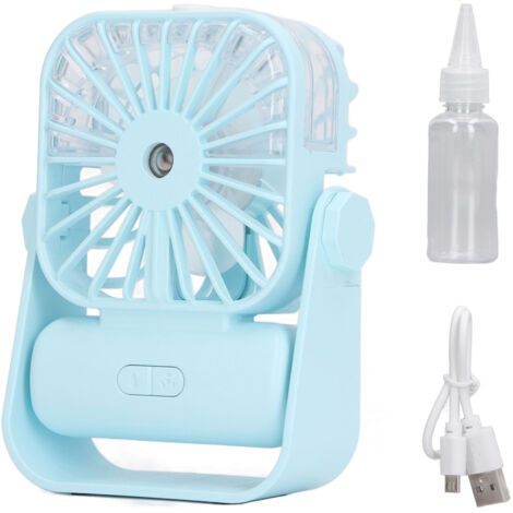 Powerful USB Desk Fan Quiet Adjustable Wind Desktop Personal Fan Portable Mini Fan Table Fan for Home Office