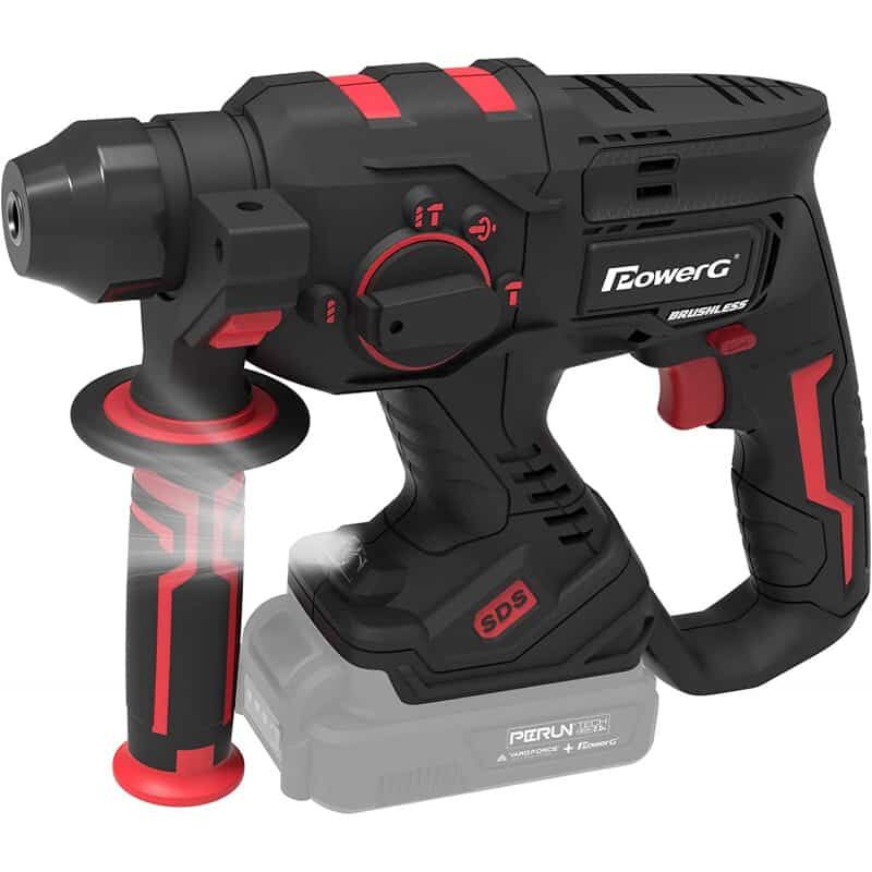 Powerg - Perforateur Burineur Electrique PT190601 - 20V - 2.0Ah