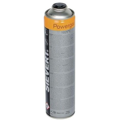 Powergas 1925°C Propane Gas Cartridge 600ml for SIEVERT and VIRAX - EU Standard