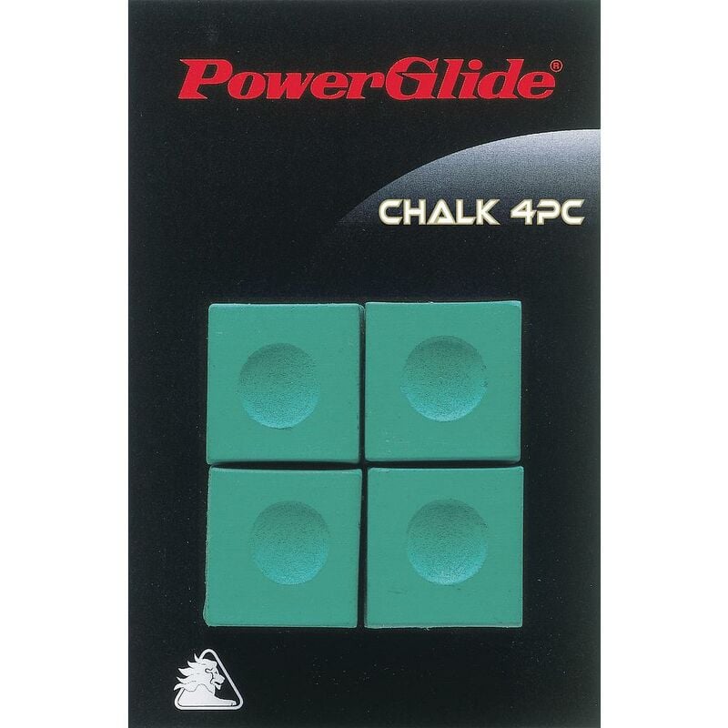 Snooker Chalk (4 Pack) Green - Green - Powerglide