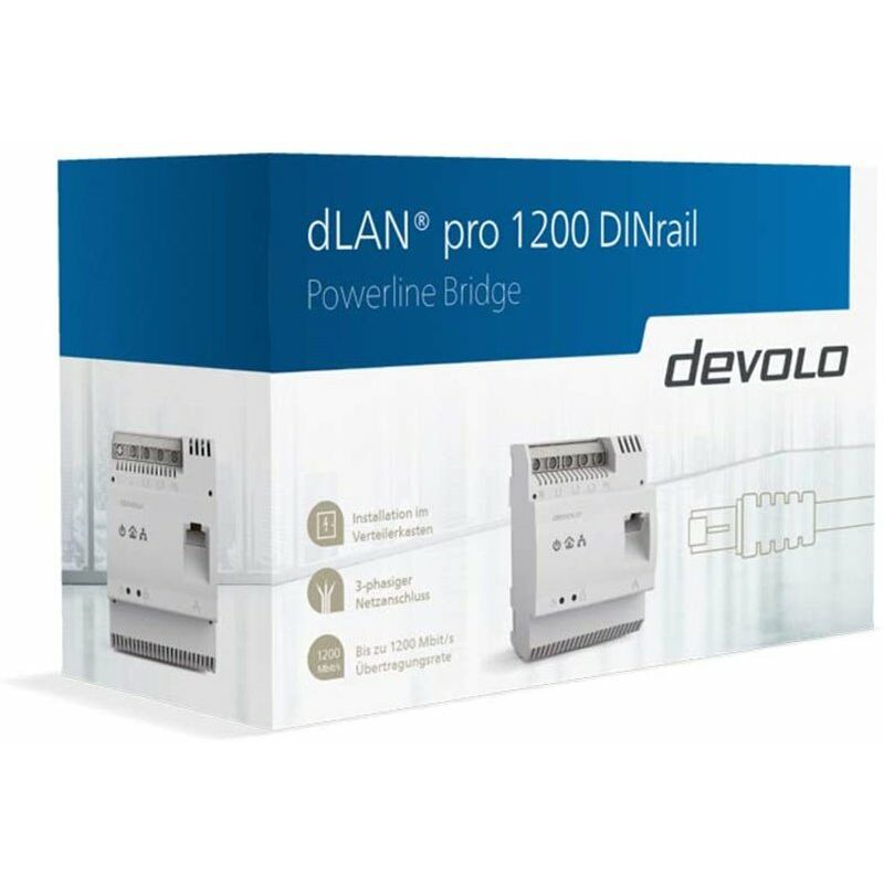 

Powerline dlan pro 1200 DINrail PLC 9569 - Devolo